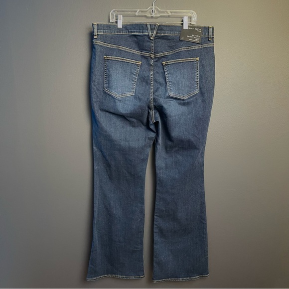 Veronica Beard Beverly Skinny Flare High Rise Jeans Size 22 - Picture 7 of 17